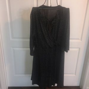 Mock Wrap Dress (Vibe)